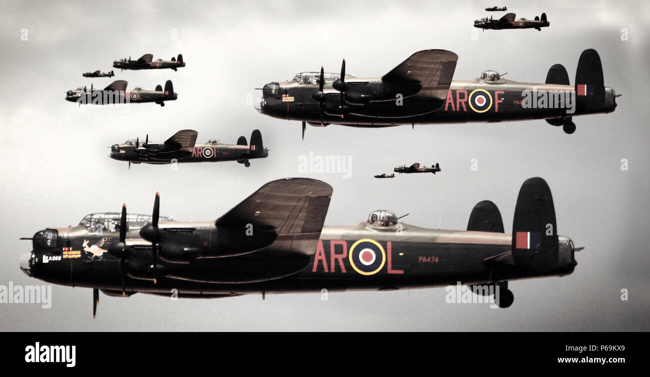 Avro Lancaster Stock Photo