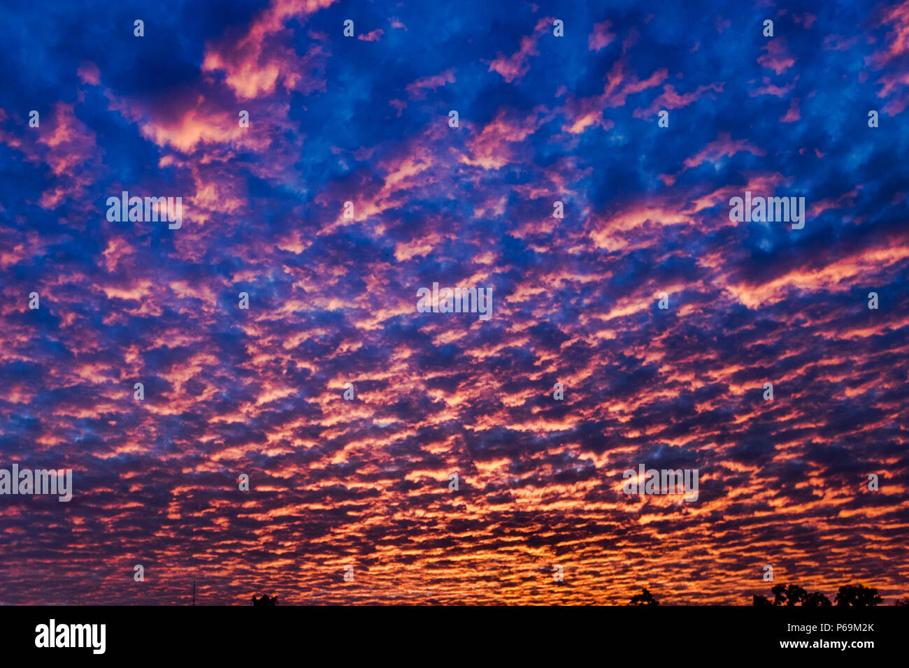 Morning Sky of Northern Territory, Australia Stock Photo