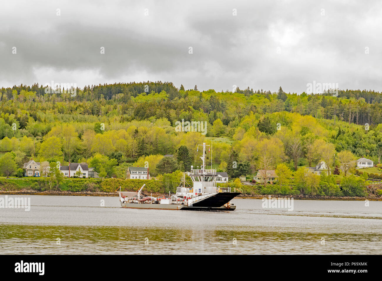 The LaHave Ferry on Highway 332, Nova Scotia, Canada Stock Photo Alamy