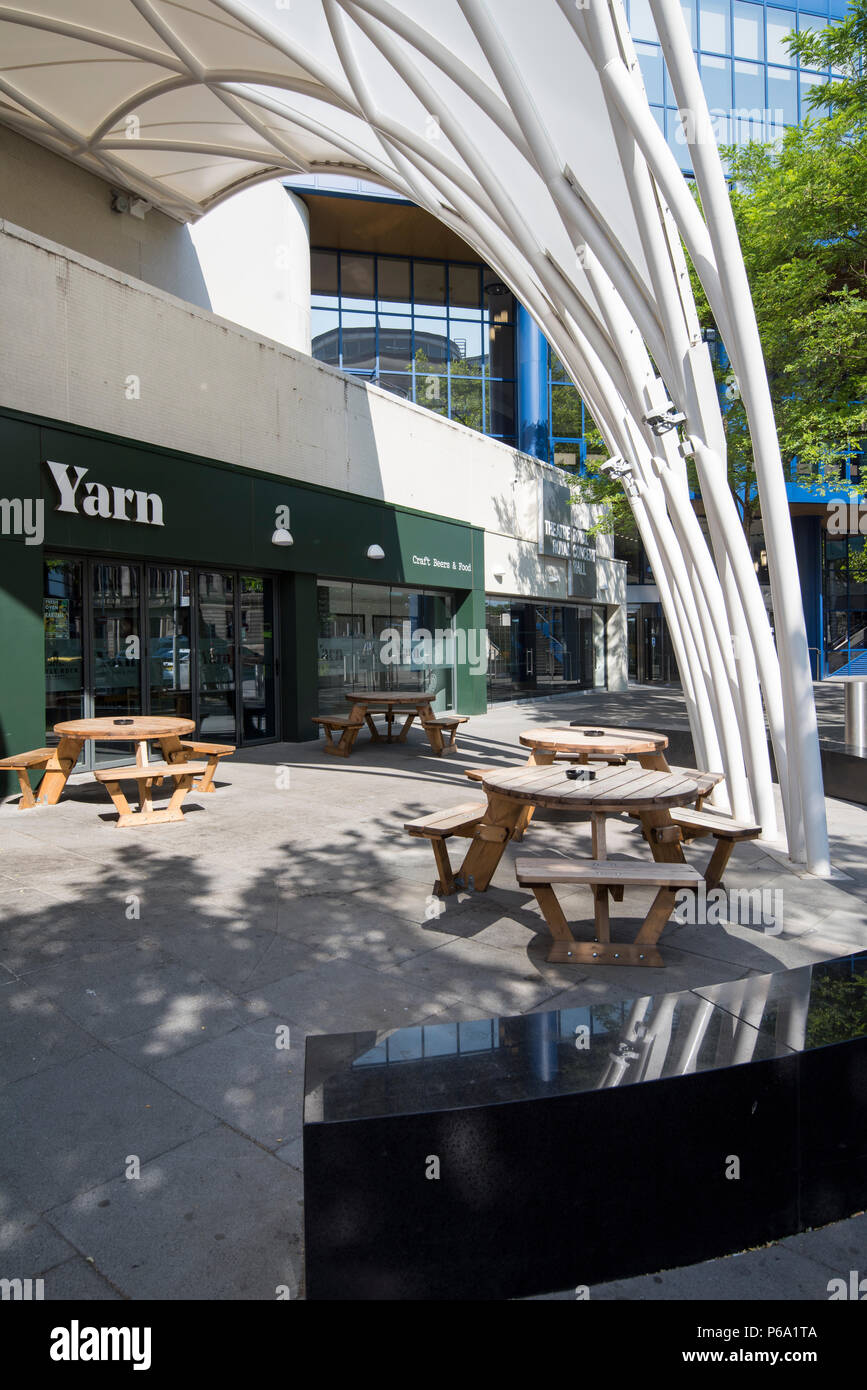 The Royal Concert Hall and Yarn Bar in Nottingham City, Nottinghamshire