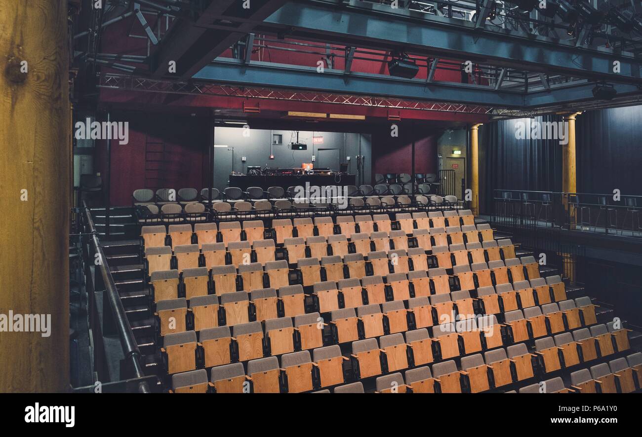 Interior of dutch theater in Amsterdam, the Netherlands Stock Photo Alamy