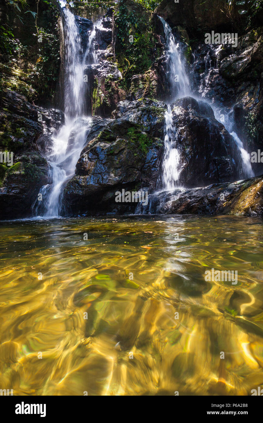 The beautiful waterfalls Chorro las Yayas near El Cope in the Coclé  province, Republic of Panama Stock Photo - Alamy
