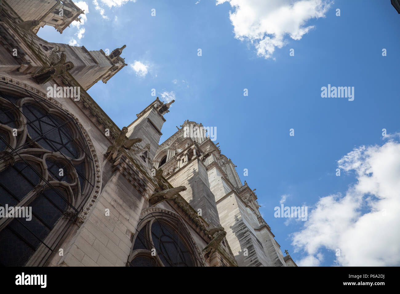 Notredame Cathedral in Paris, France Stock Photo