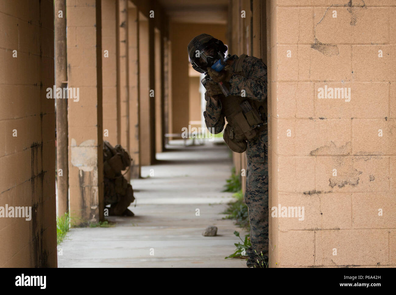 A U.S. Marine from the Advanced Infantry Course (AIC), Advanced ...