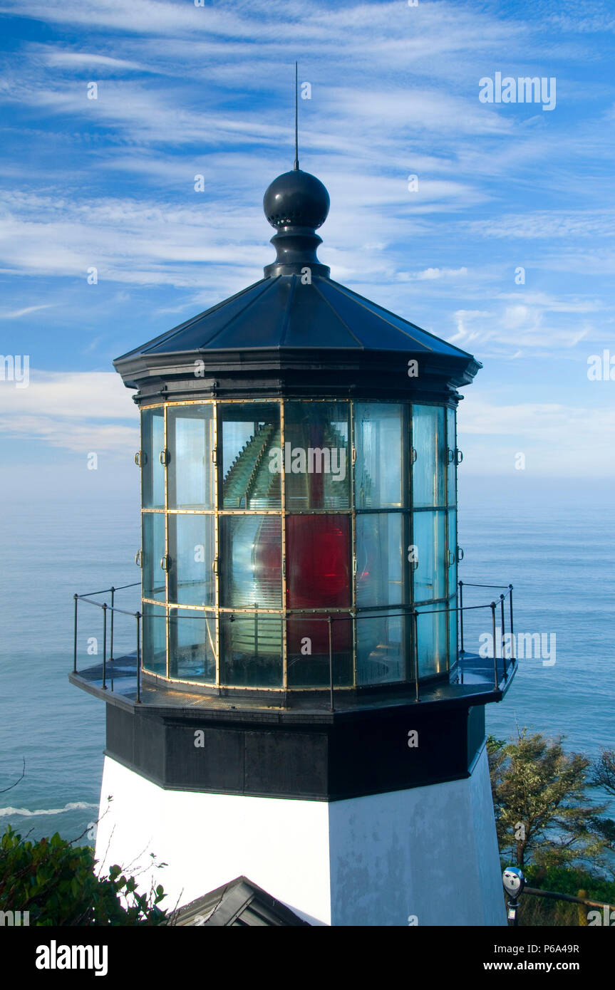 Cape Meares Lighthouse, Cape Meares State Park, Oregon Stock Photo Alamy