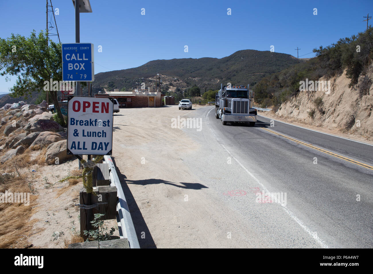 The lookout road house on Ortega Highway 74 in Southern California