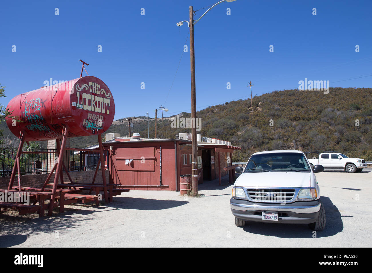 Lookout Roadhouse Ortega Hwy Lake Elsinore California USA Stock Photo