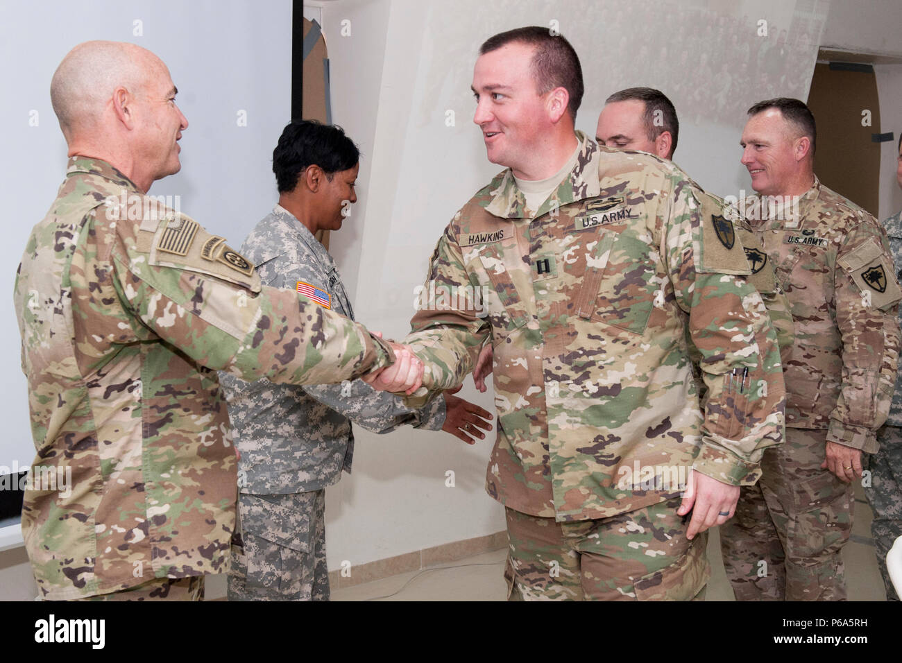 U.S. Army Brig. Gen. Brad Owens, Director of Joint Staff for the South ...