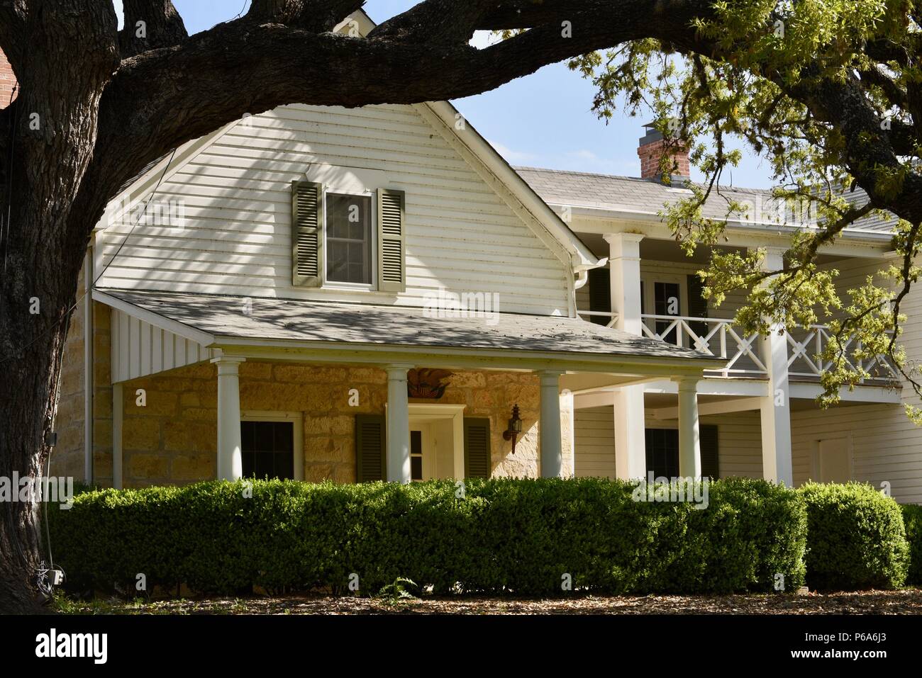 US President Lyndon B Johnson boyhood home, ranch later called Texas