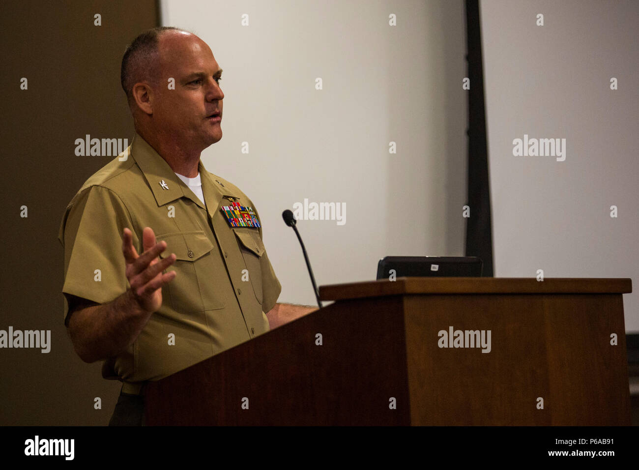 Marine Corps Base Camp Pendleton, Calif. Col. Ian R. Clark, commanding officer of Marine Corps