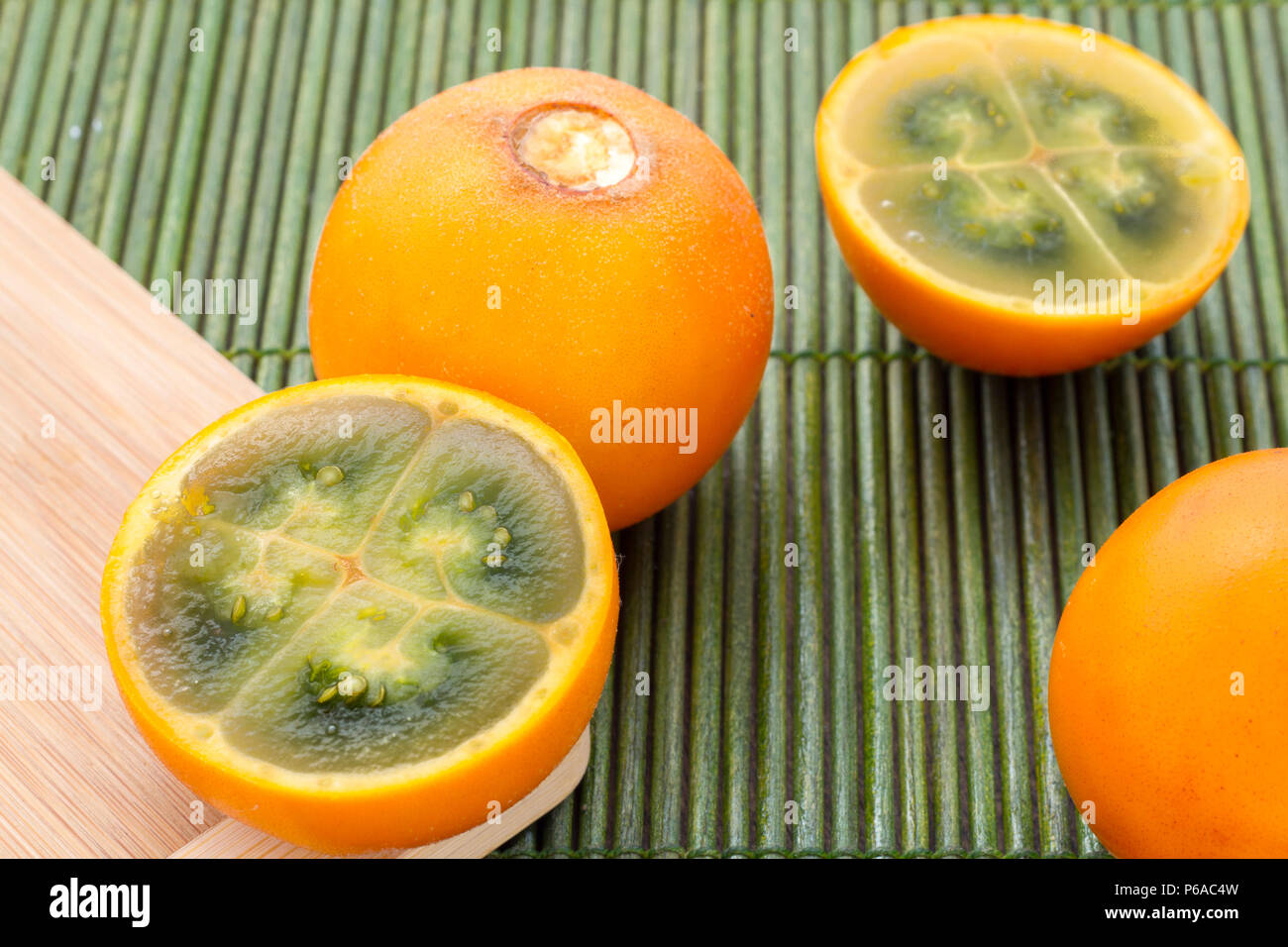 Solanum quitoense lulo naranjilla hi-res stock photography and images ...