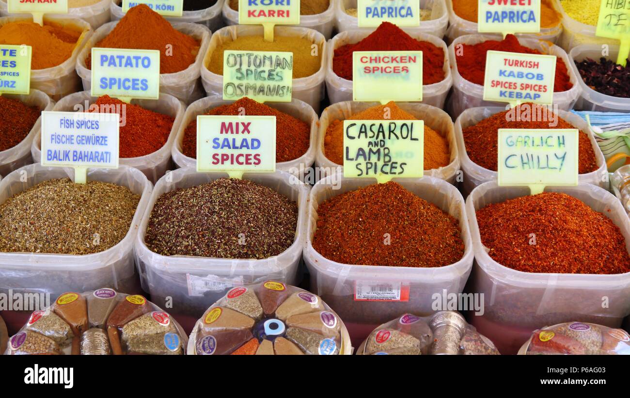 Turkish spices hi-res stock photography and images - Alamy