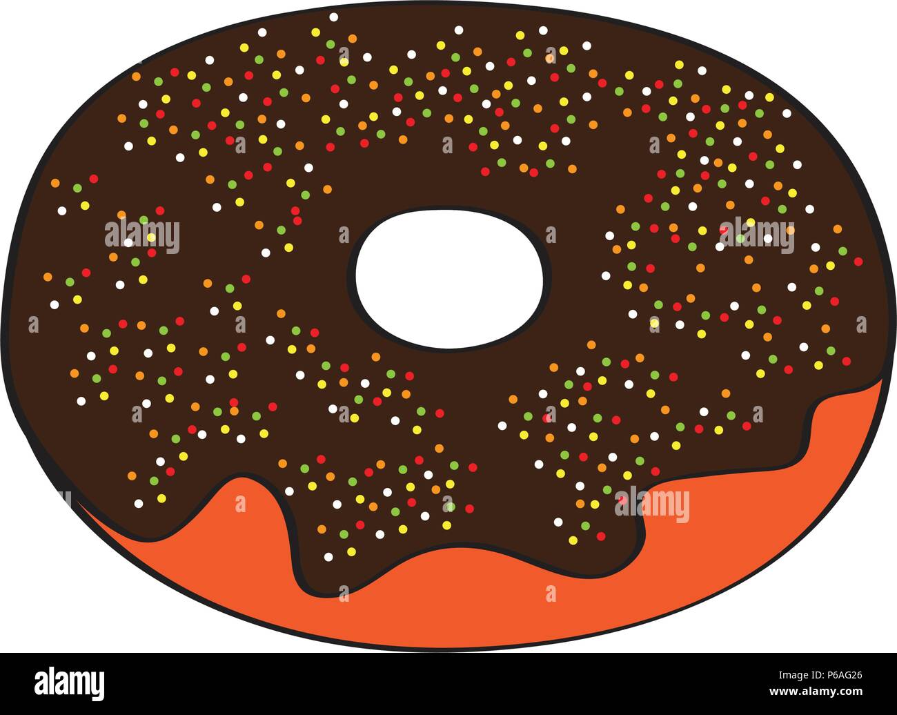 Isolated donut icon Stock Vector Image & Art - Alamy