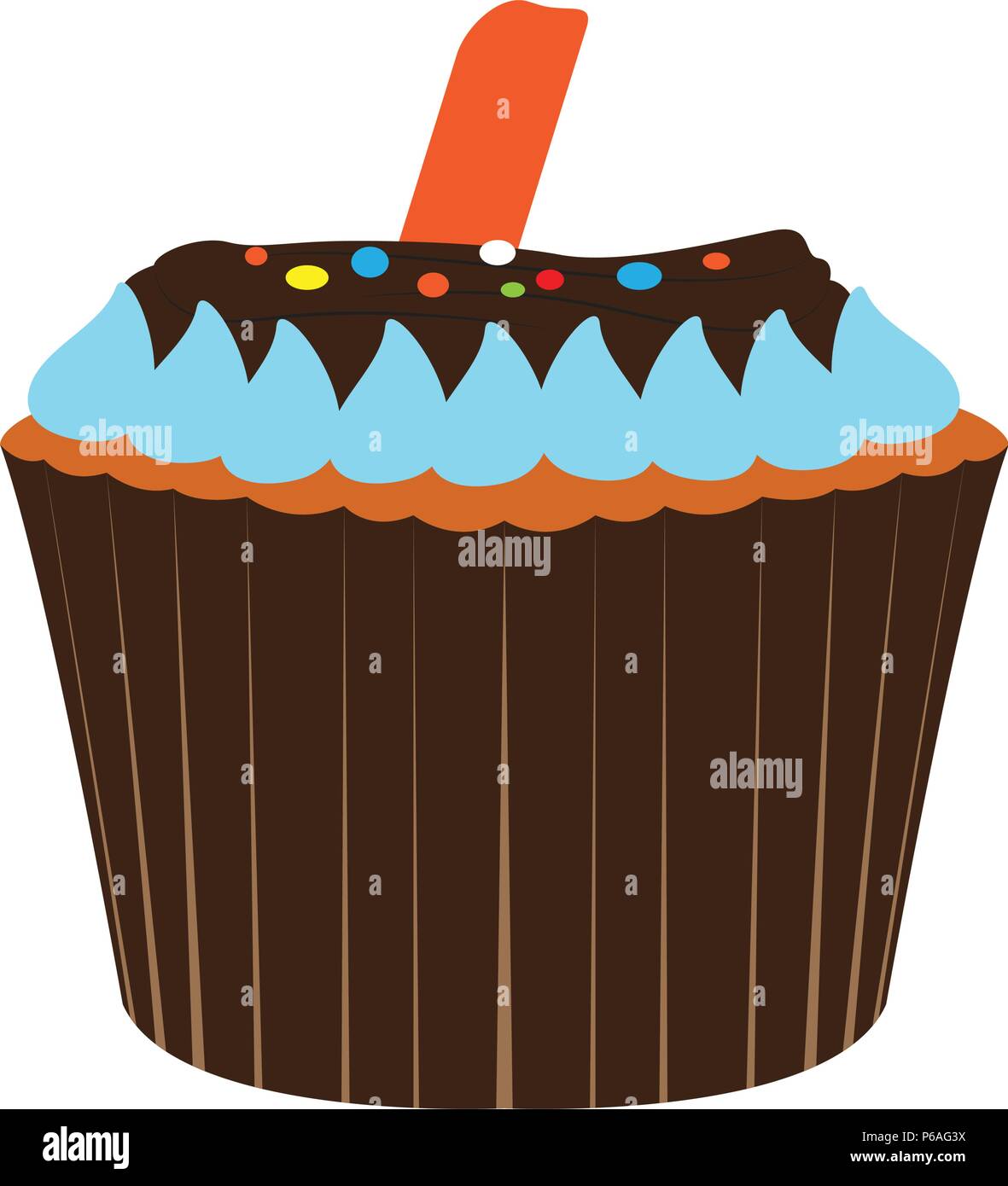 Buttercream swirl Stock Vector Images - Alamy