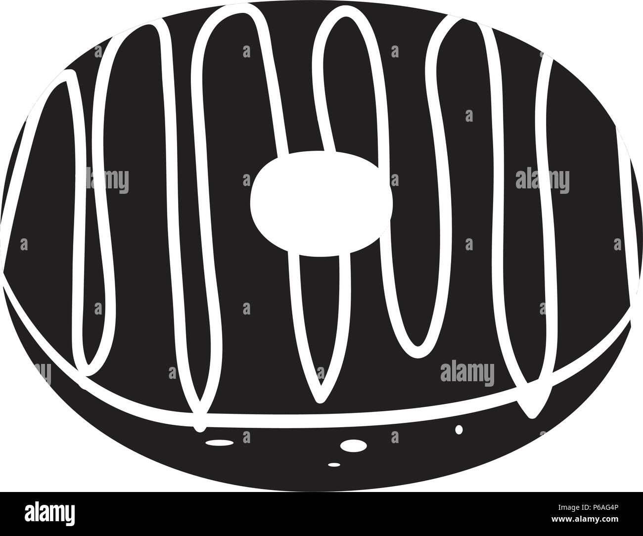 Isolated donut icon Stock Vector Image & Art - Alamy