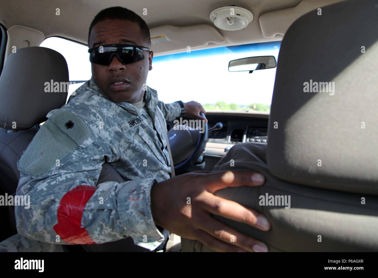 A U.S. Soldier assigned to 4th Military Information Support Group