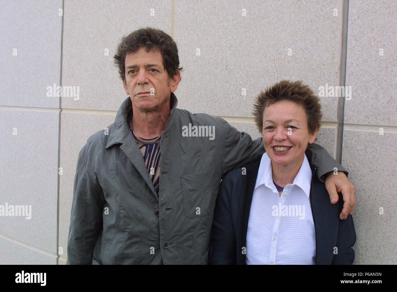 Lou Reed Wife Laurie Anderson Lou Reed High Resolution Stock Photography and Images ...