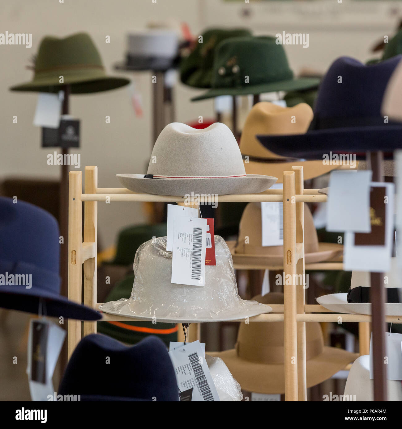 Tonak hat factory Stock Photo - Alamy