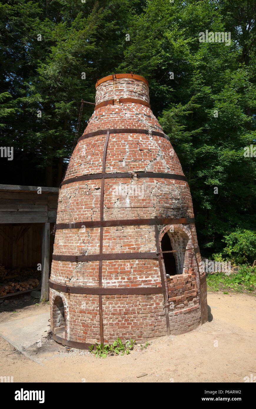 Old pottery kiln at Old Sturbridge Village, Sturbridge, Worcester County, Massachusetts, USA