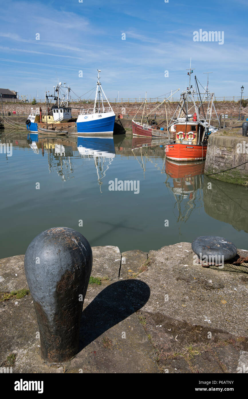 Harbour fishing boats maryport cumbria hi-res stock photography and ...