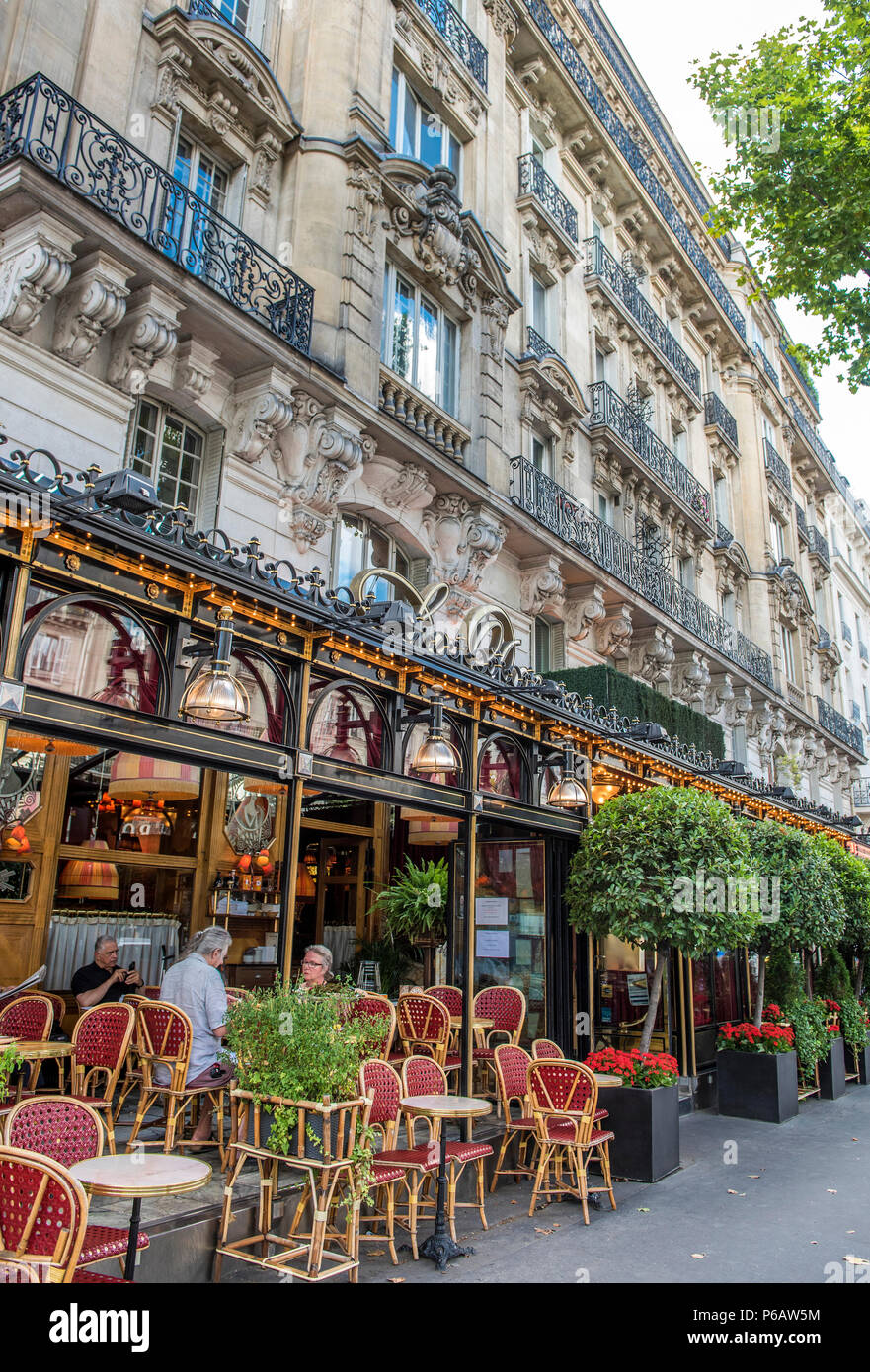 France, Paris 14th district, boulevard du Montparnasse, Le Dome restaurant Stock Photo