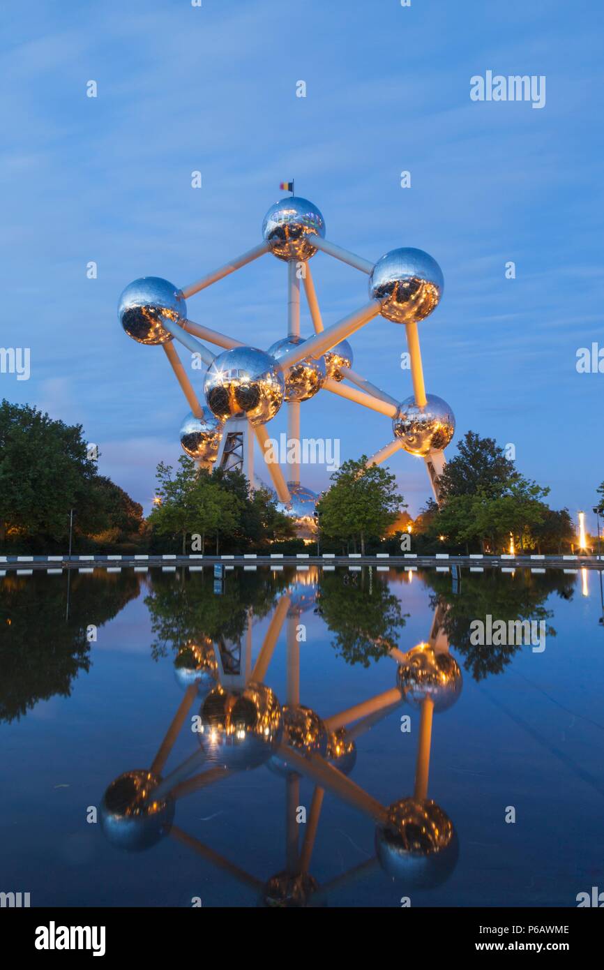 Belgium,Brussels,The Atomium Stock Photo