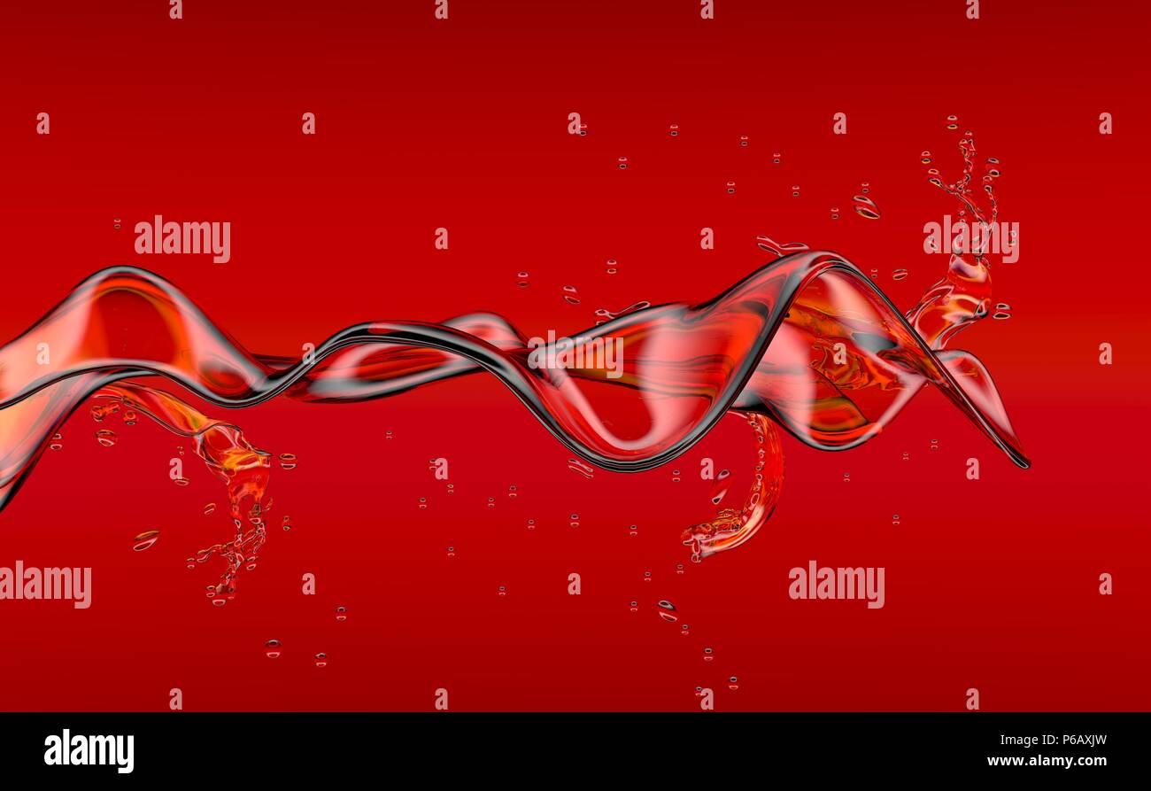 Water splash isolated on white background Stock Photo - Alamy