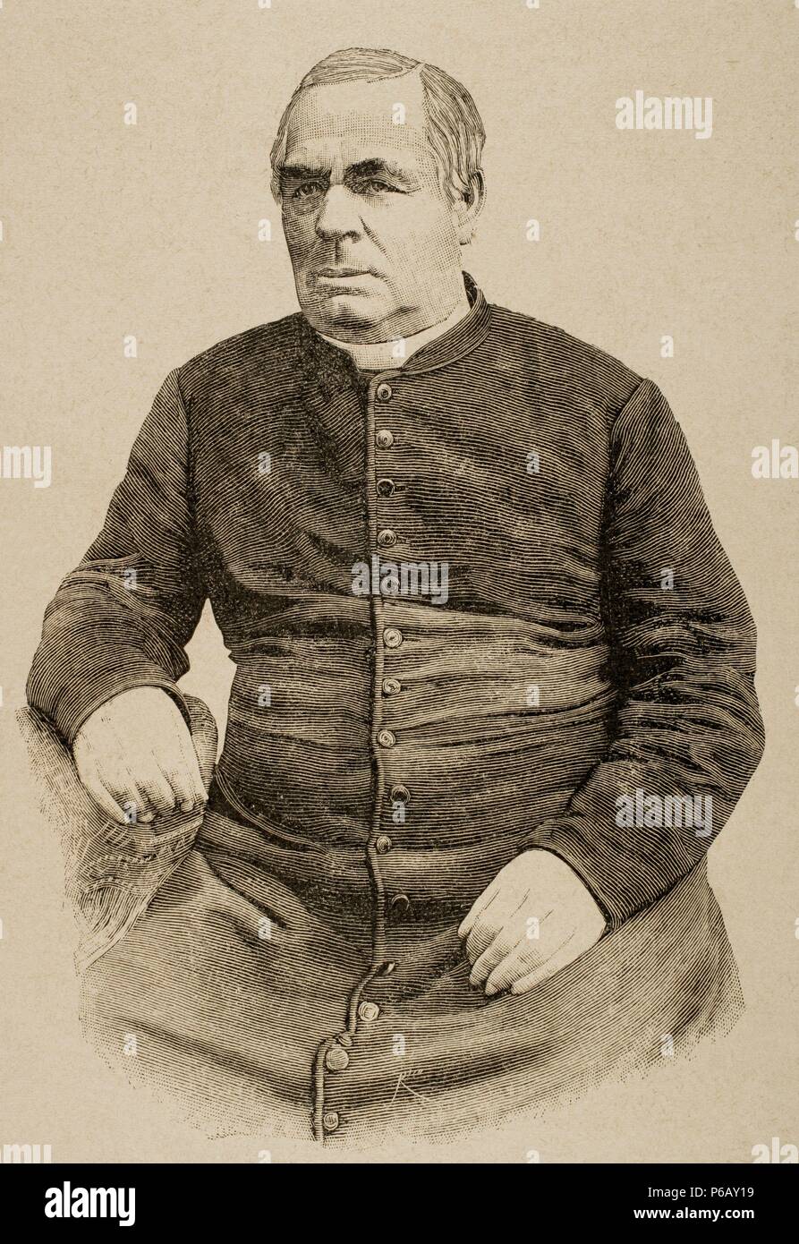 Sebastian Kneipp (1821-1897). German priest. Engraving by Rico. The Spanish  and American Illustration, 1892 Stock Photo - Alamy