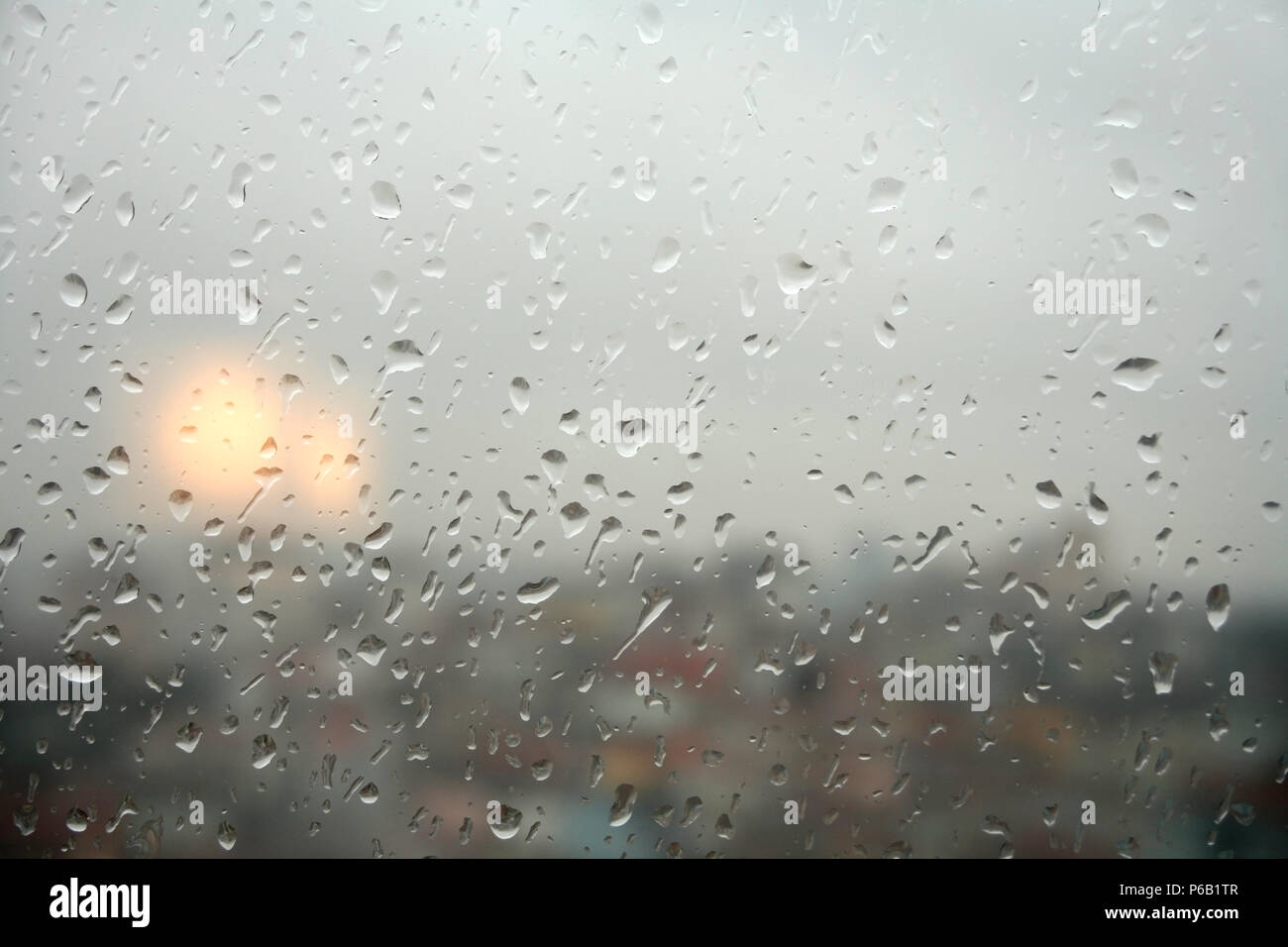 Rain On Roof Window High Resolution Stock Photography and Images - Alamy