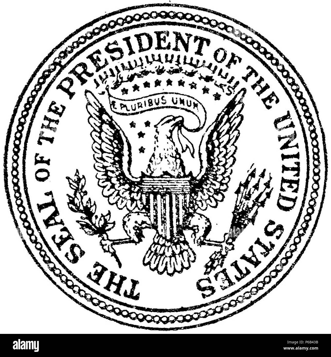 1894 US Presidential Seal Stock Photo - Alamy