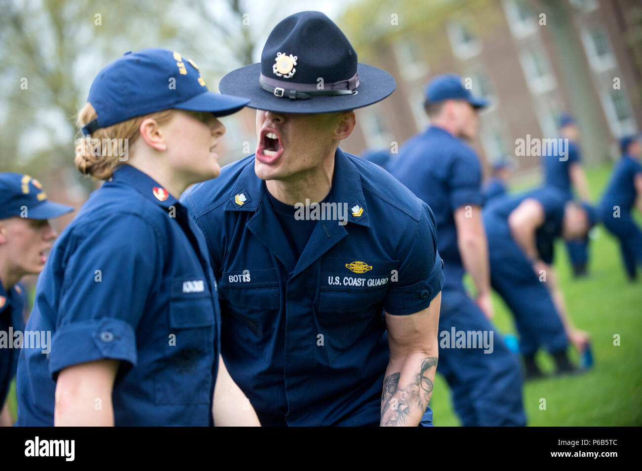 Cadets at the U.S. Coast Guard Academy participate in a weeklong