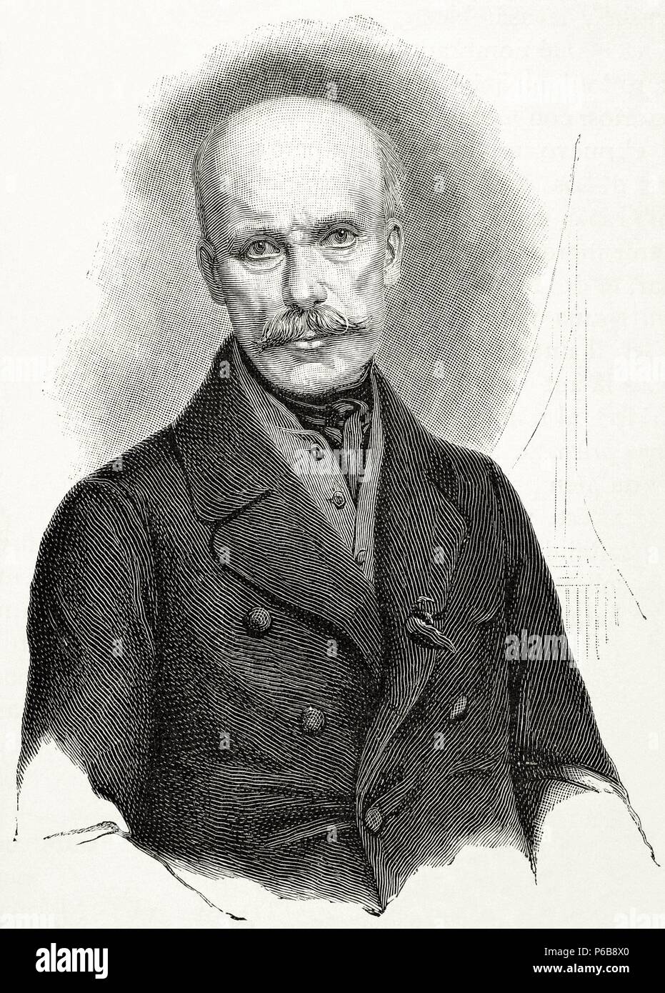 Archduke John of Austria (1782 Ð 1859) Member of the Habsburg dynasty, an Austrian field marshal and German Imperial regent. Engraving. Stock Photo