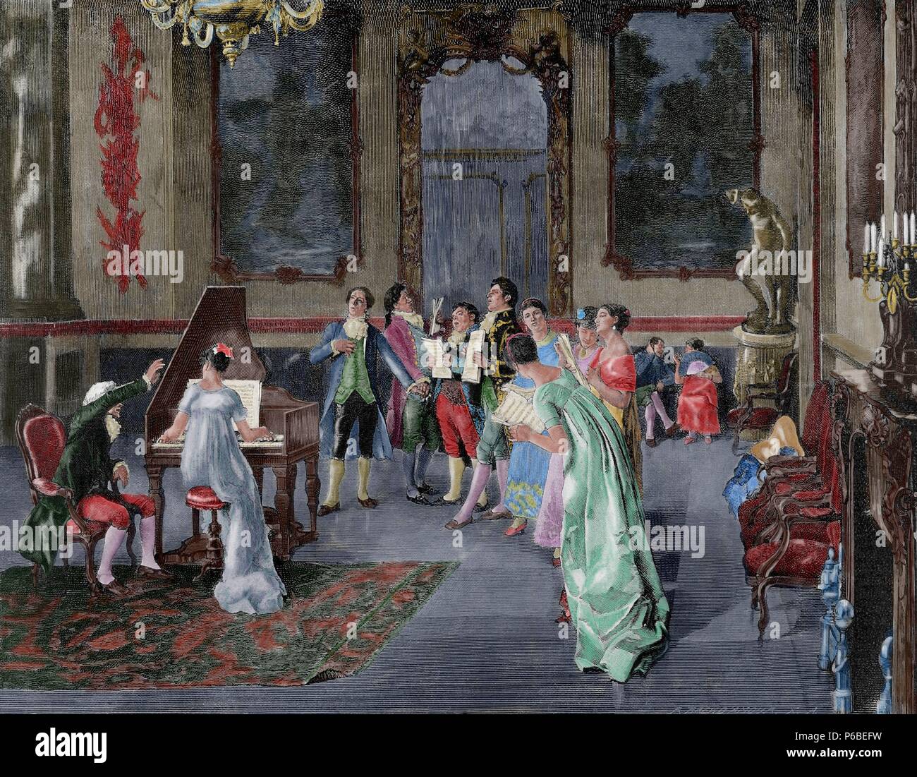 Essay Of A Opera Versailles Painting Of Luis Jimenez Aranda Essay Of A Opera Versailles Painting Of Luis Jimenez Aranda Spanish Painter Engraved By R Brendamour The Artistic Illustration