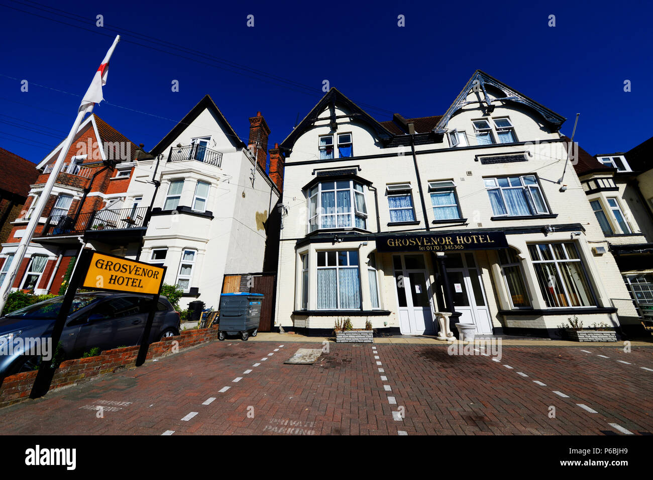 Grosvenor Hotel in Grosvenor Road, Westcliff on Sea, Essex, UK. The