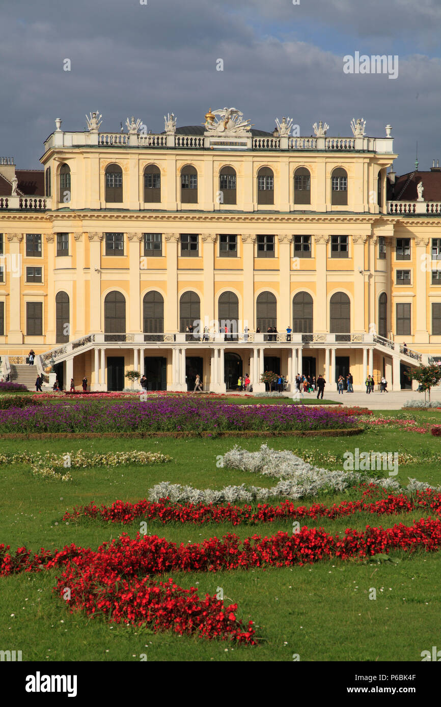 Austria, Vienna, Schoenbrunn, Palace, Stock Photo