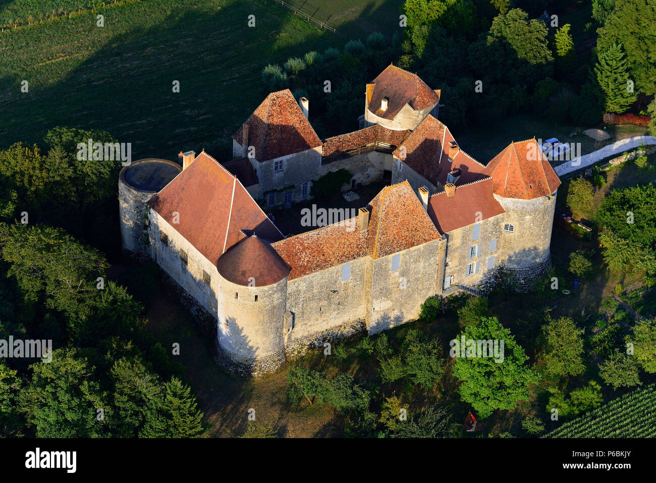 Europe, France, Chateau de la Motte Josserand near Donzy in the Nievre