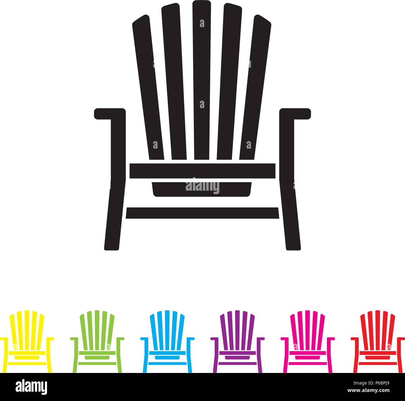 Adirondack Chair Vector