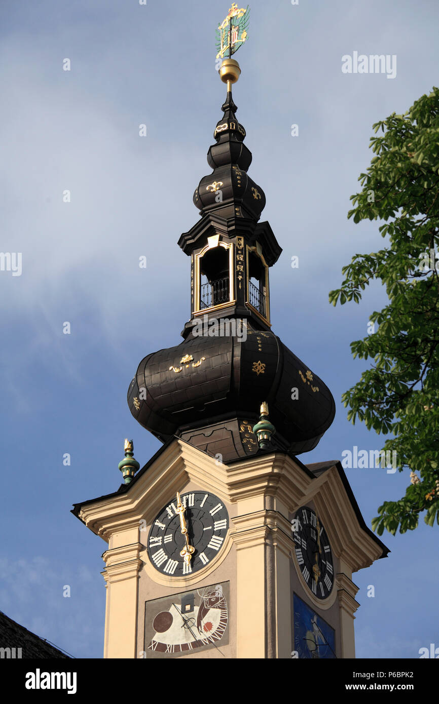 Linz clock tower hi-res stock photography and images - Alamy