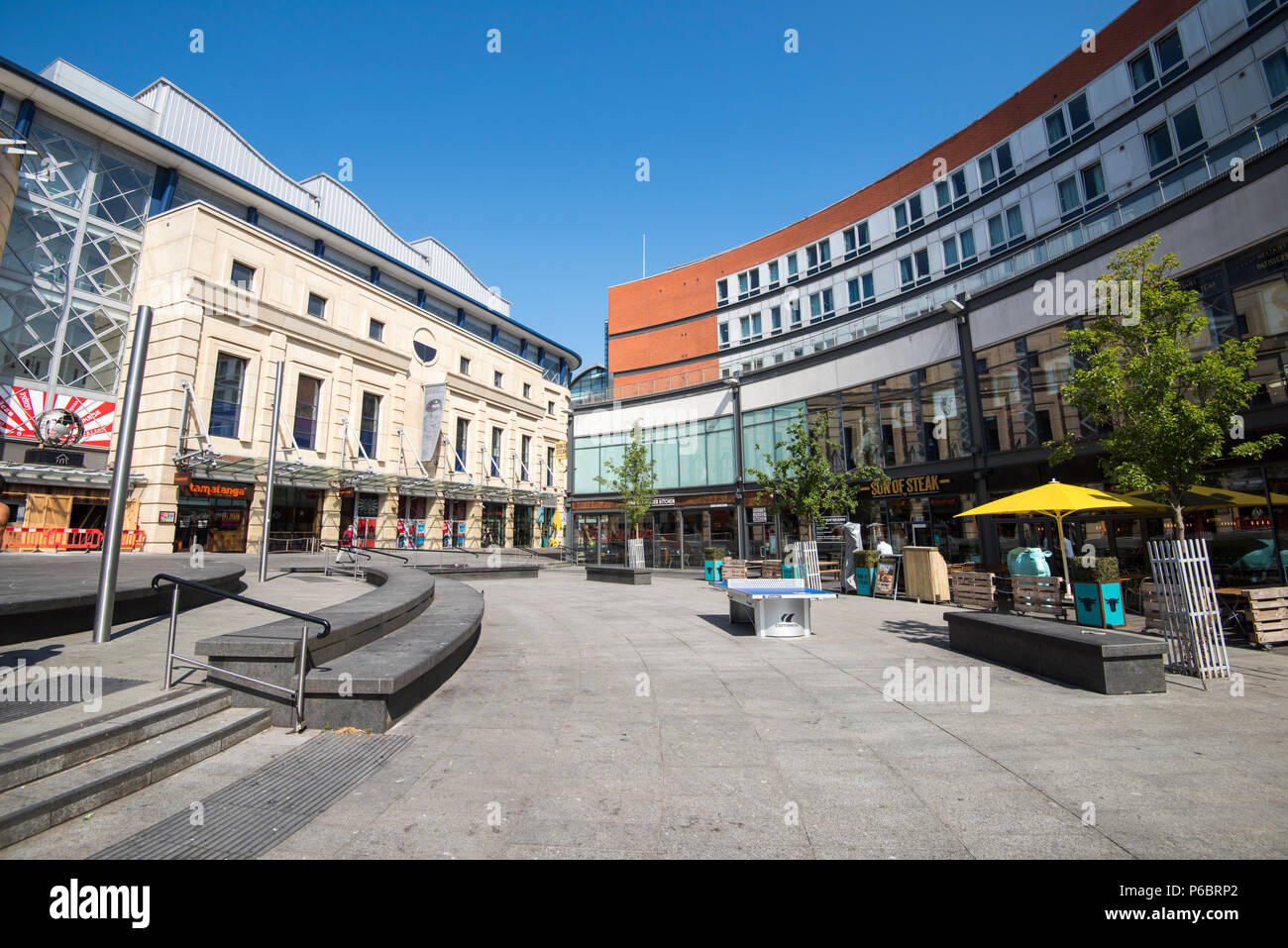 Trinity Square, Nottingham City Nottinghamshire England UK Stock Photo