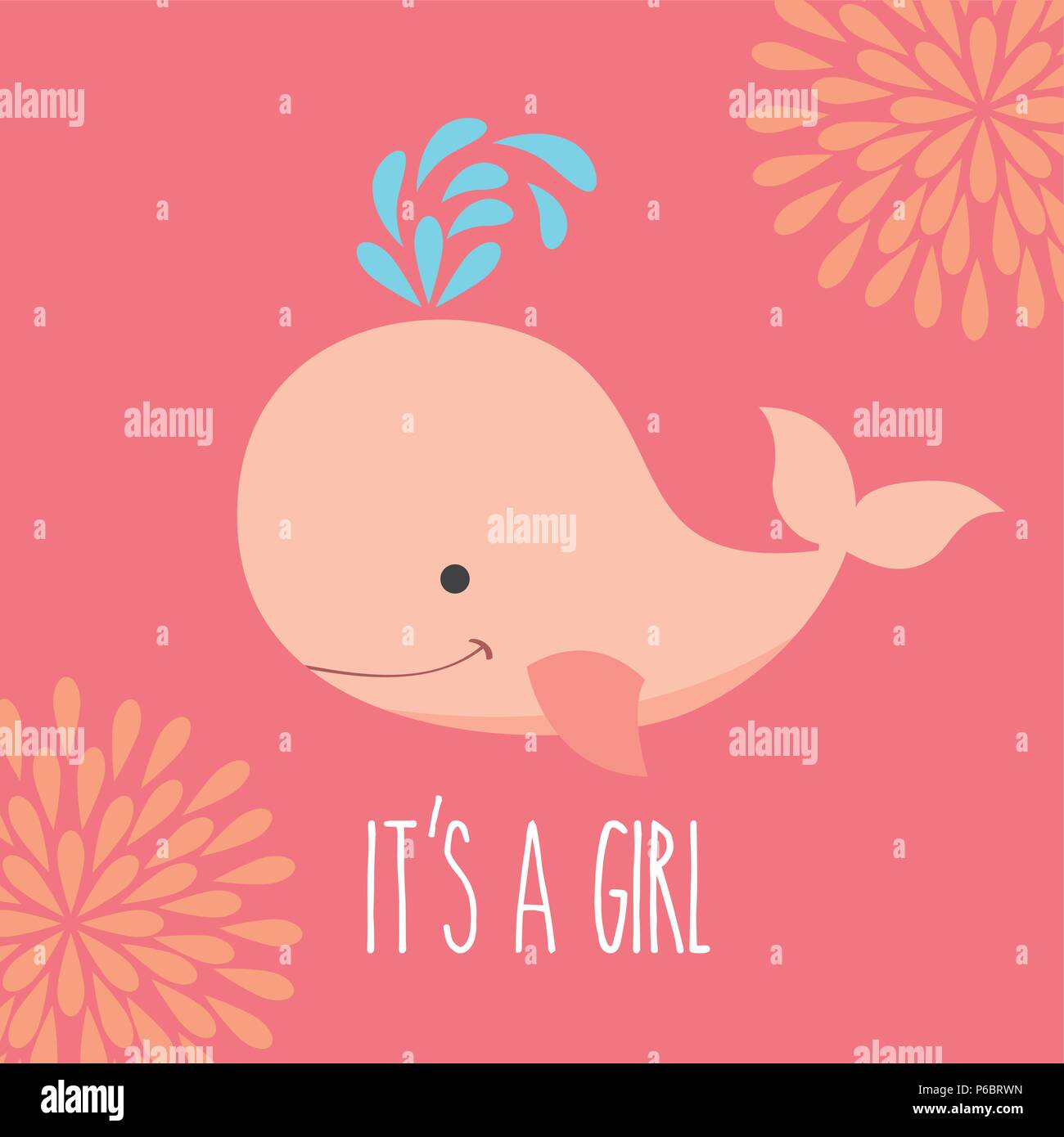 Happy birthday card cute whale hi-res stock photography and images - Alamy