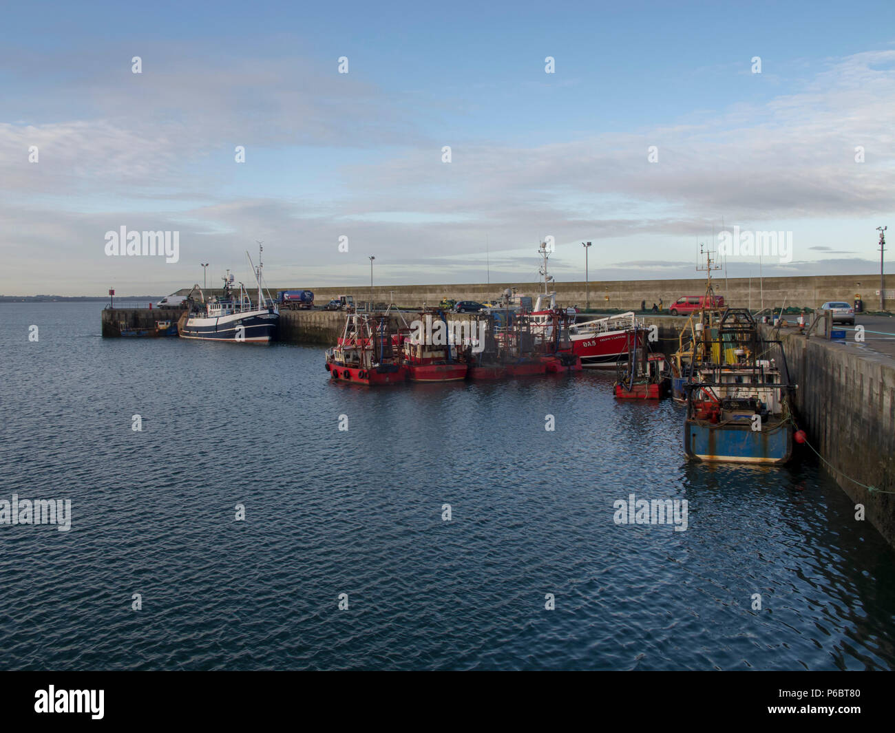Fishing boats in Clogherhead Ireland Stock Photo Alamy