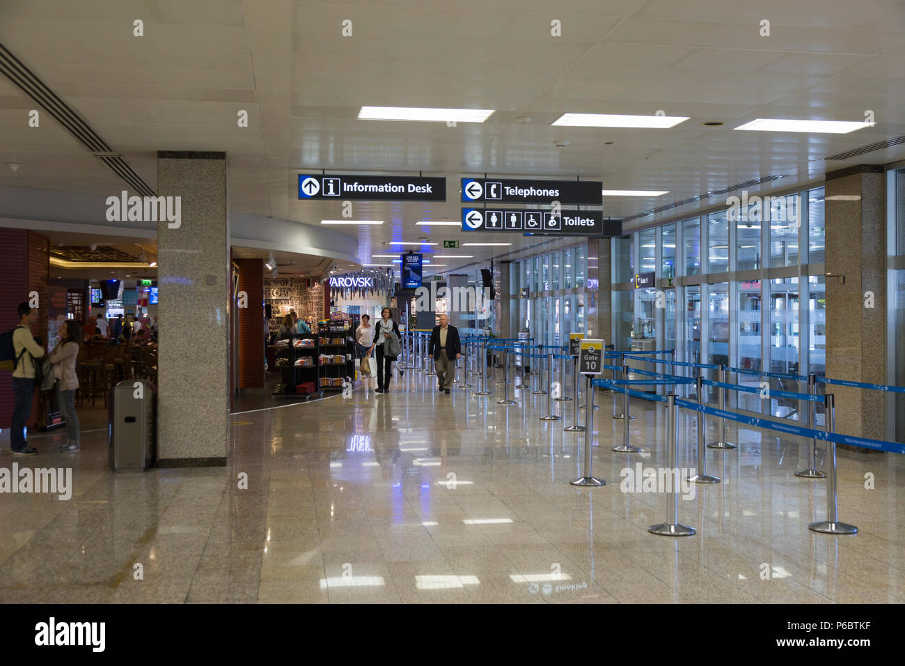 Inside / interior airside / air side near to the passenger departure