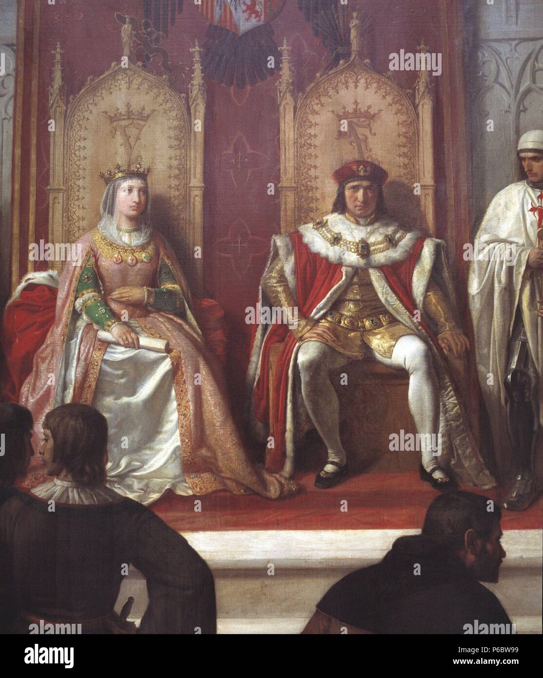 REYES CATOLICOS. FERNANDO II DE ARAGON , ISABEL I DE CASTILLA. 