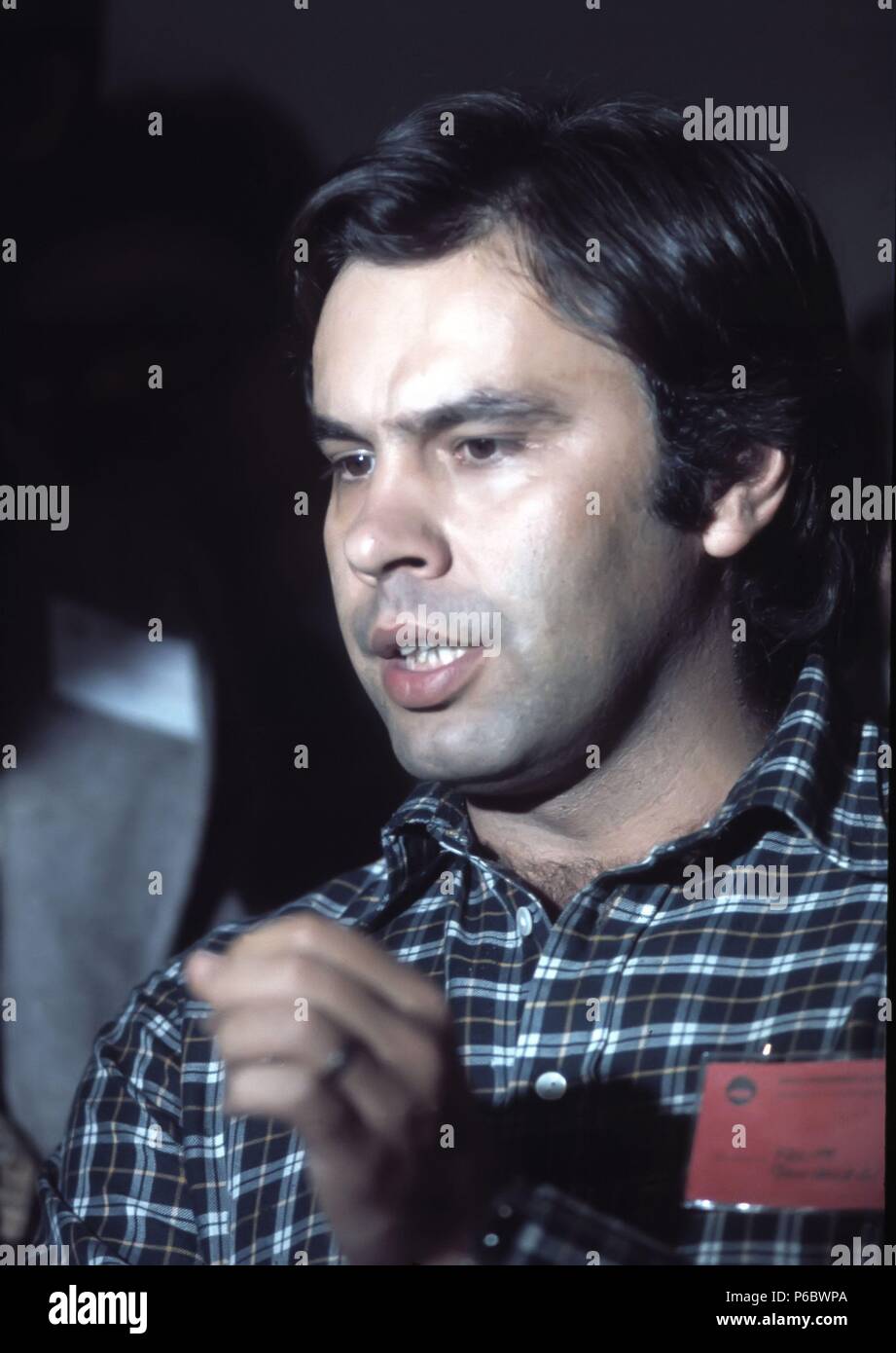 FELIPE GONZALEZ. POLITICO ESPAÑOL.SEVILLA 1942-. PRESIDENTE DEL GOBIERNO DESDE 1982 HASTA 1996. FOTO AÑO 1976. Stock Photo