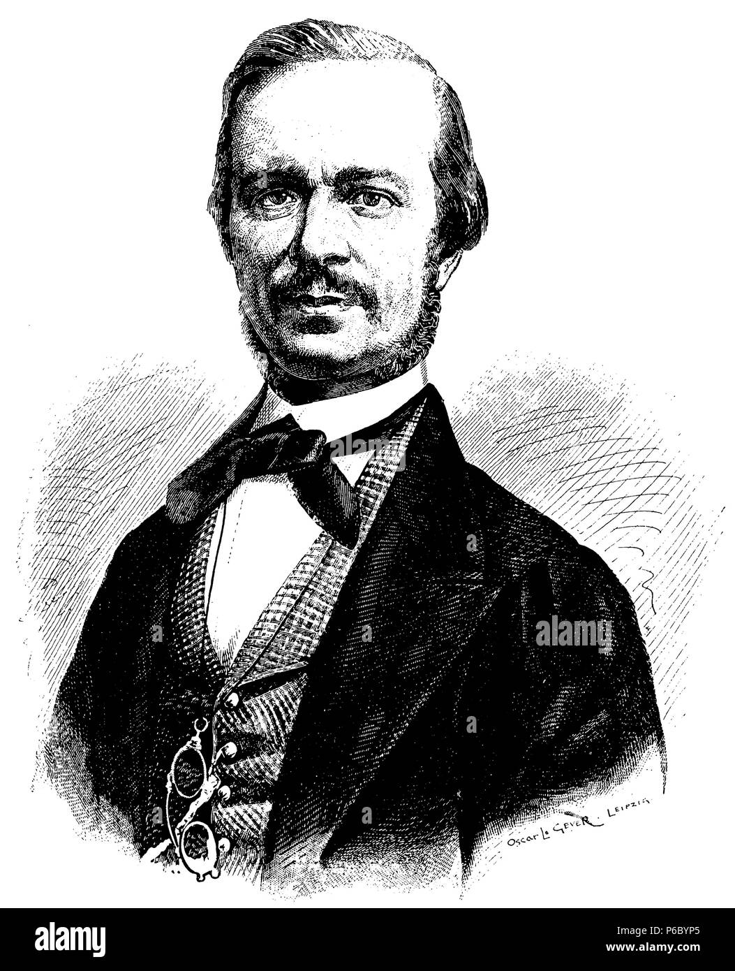 Urbano Ratazzi (1808-1873), Piedmontese and later Italian politician, Stock Photo