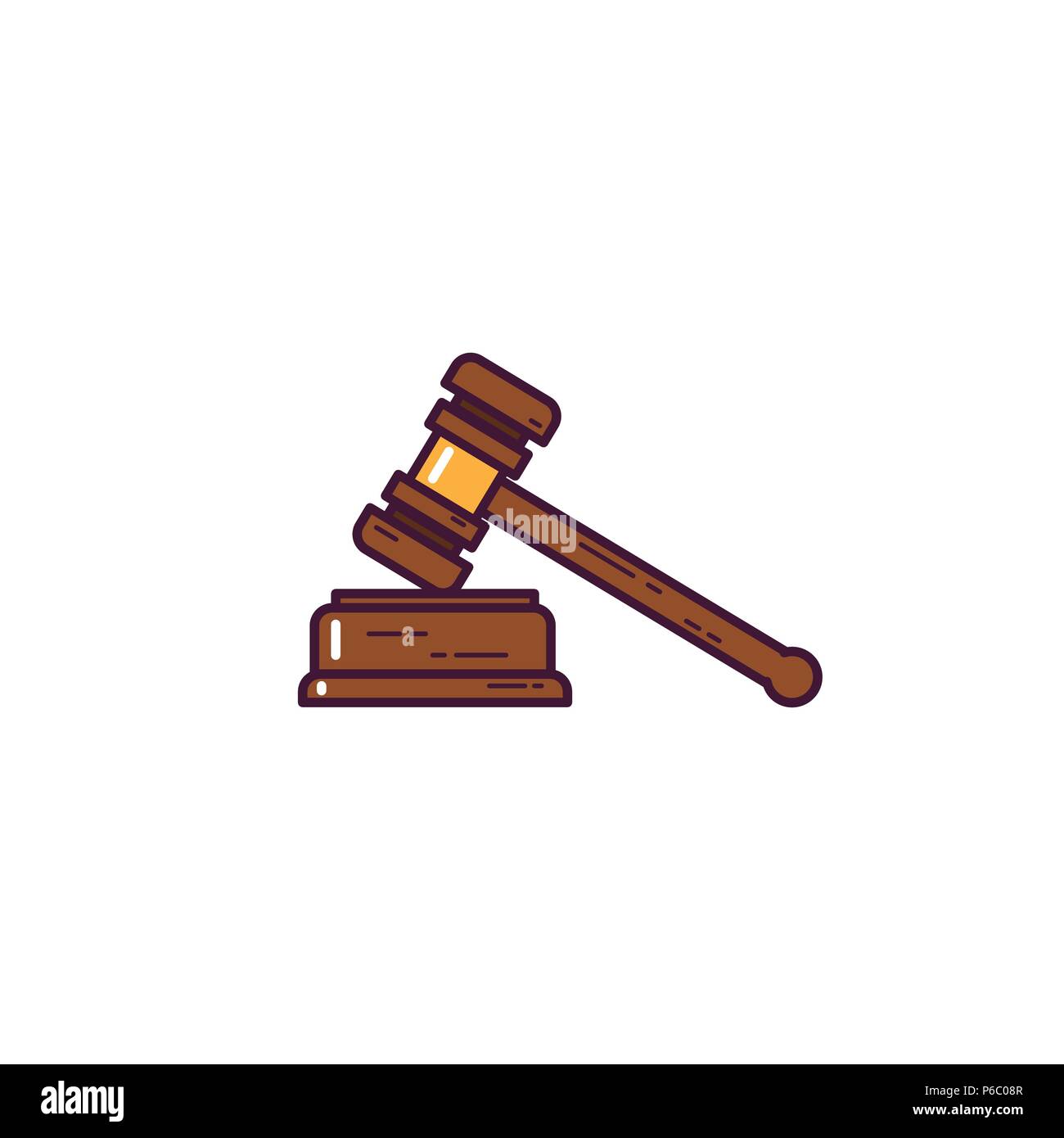 Judge vector hi-res stock photography and images - Alamy