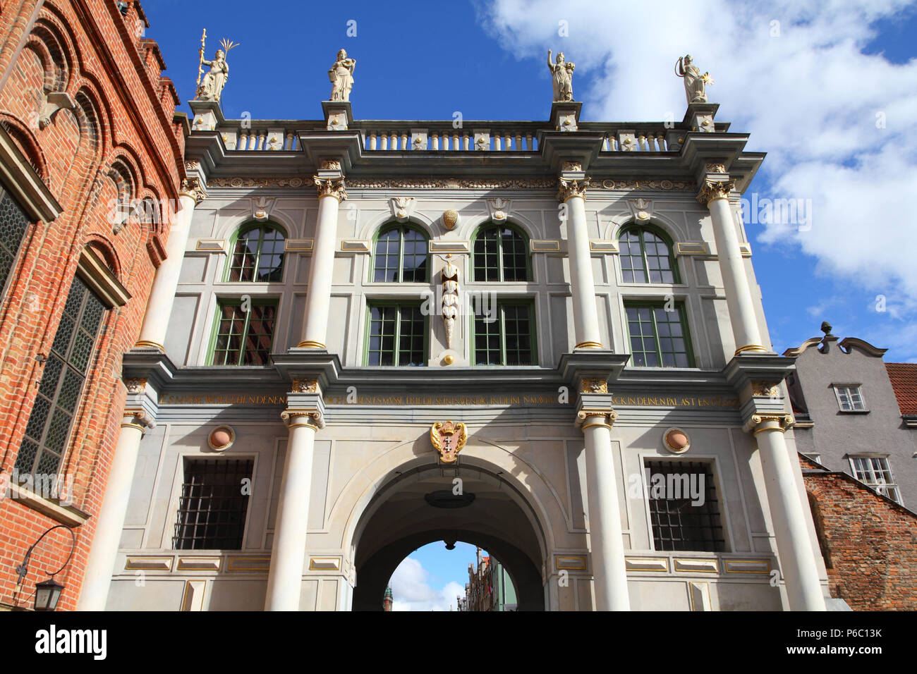 Poland - Gdansk city (also know nas Danzig) in Pomerania region. Famous ...