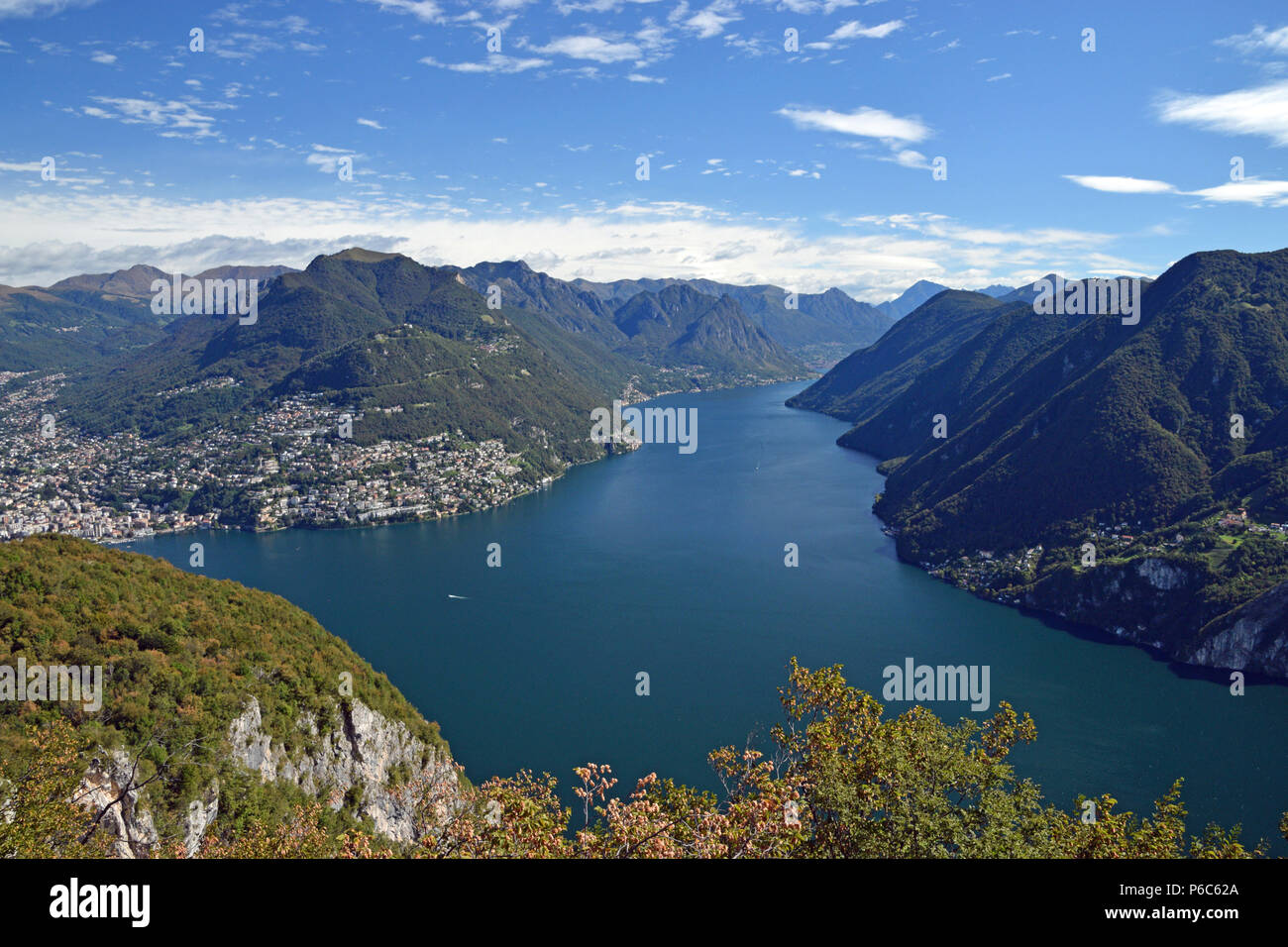 Lake Lugano Switzerland Beach Hi res Stock Photography And Images Alamy