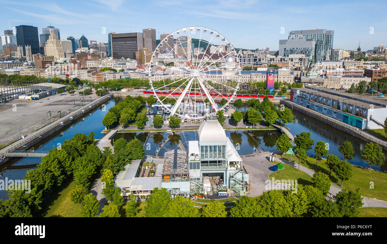 Montreal Observation Wheel, Montreal, Canada Stock Photo