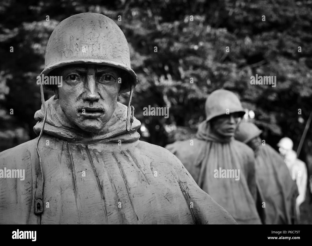 Korean War Memorial by sculptor Frank Gaylord, Washington, DC, USA
